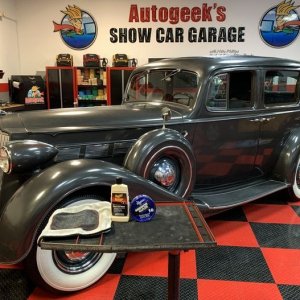 The Number #7 Rub Down Technique Original Single Stage 1937 Packard