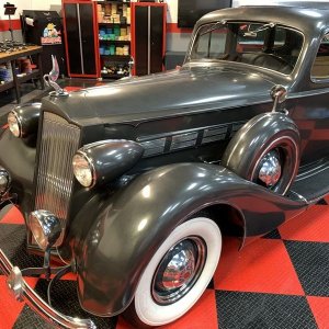 The Number #7 Rub Down Technique Original Single Stage 1937 Packard