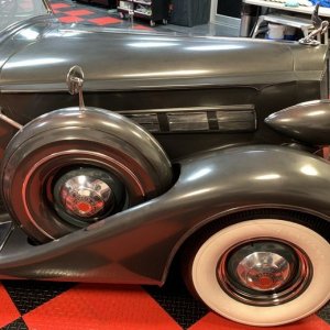 The Number #7 Rub Down Technique Original Single Stage 1937 Packard