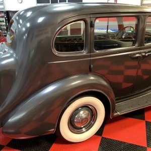 The Number #7 Rub Down Technique Original Single Stage 1937 Packard