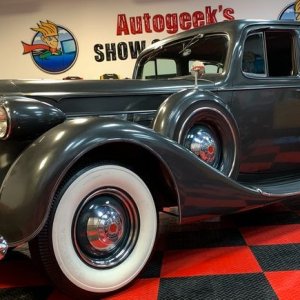 The Number #7 Rub Down Technique Original Single Stage 1937 Packard