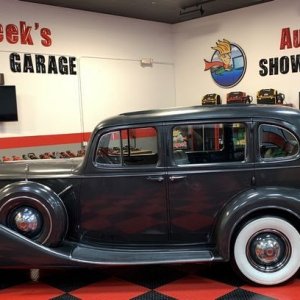 The Number #7 Rub Down Technique Original Single Stage 1937 Packard