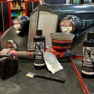 BLACKFIRE Metal Polish Sealant 1937 Packard