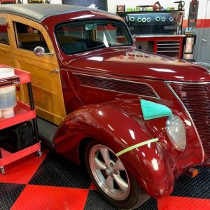 Scuff and Buff Technique by Mike Phillips 1937 Ford Woody