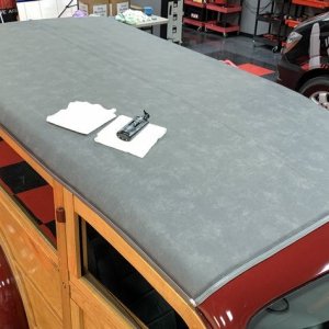 Pinnacle Black Label Leather Vinyl Coating 1937 Ford Woody
