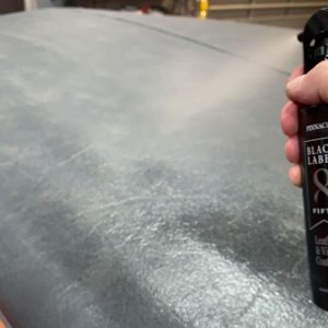 Pinnacle Black Label Leather Vinyl Coating 1937 Ford Woody