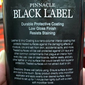 Pinnacle Black Label Leather Vinyl Coating 1937 Ford Woody