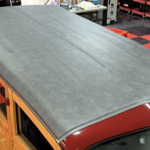 Pinnacle Black Label Leather Vinyl Coating 1937 Ford Woody