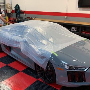 Removing scratch out of glass Audi Mike Phillips