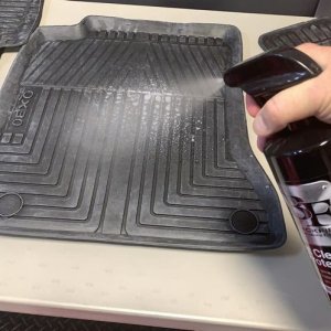Extreme Floor Mat Makeover BLACKFIRE Mat Cleaner and Protectant