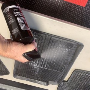 Extreme Floor Mat Makeover BLACKFIRE Mat Cleaner and Protectant