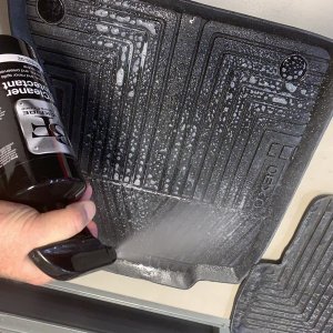 Extreme Floor Mat Makeover BLACKFIRE Mat Cleaner and Protectant