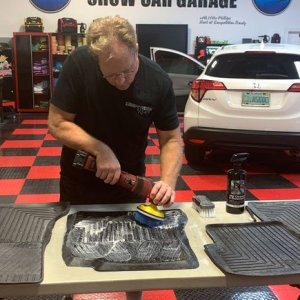 Extreme Floor Mat Makeover BLACKFIRE Mat Cleaner and Protectant
