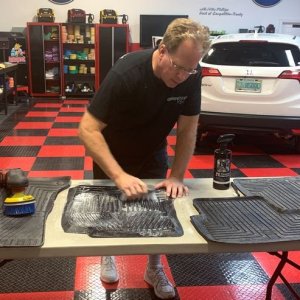 Extreme Floor Mat Makeover BLACKFIRE Mat Cleaner and Protectant