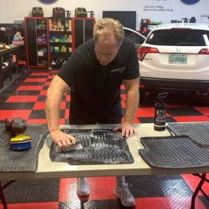 Extreme Floor Mat Makeover BLACKFIRE Mat Cleaner and Protectant
