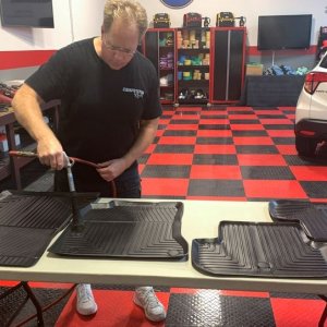 Extreme Floor Mat Makeover BLACKFIRE Mat Cleaner and Protectant