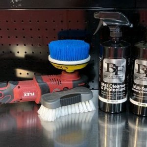 Extreme Floor Mat Makeover BLACKFIRE Mat Cleaner and Protectant