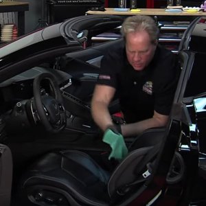 2020 C8 Corvette Leather Detailing