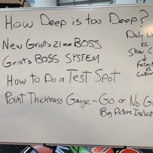 When to stop buffing how deep is too deep mike phillips