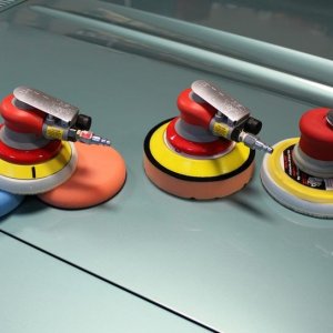 Air-powered DA Sander