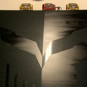 Remove swirls scratches by machine in Vinyl Stripes Decals Graphics Corvett
