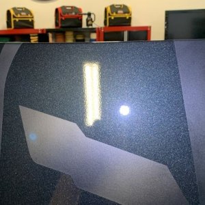 Remove swirls scratches by machine in Vinyl Stripes Decals Graphics Corvett