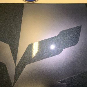 Remove swirls scratches by machine in Vinyl Stripes Decals Graphics Corvett