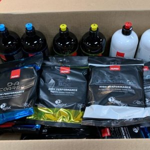 RUPES NEW DA Coarse Fine Compounds Profile Contour Foam Pads