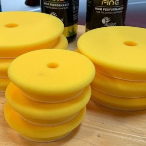 RUPES NEW DA Coarse Fine Compounds Profile Contour Foam Pads