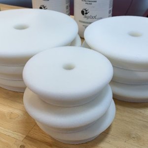 RUPES NEW DA Coarse Fine Compounds Profile Contour Foam Pads