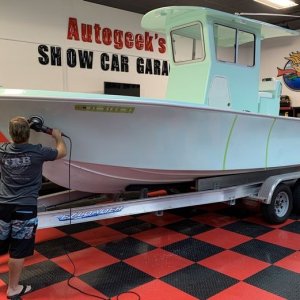 Gelcoat Ceramic Coating Marine Wetanding Oxidation Detailing Class