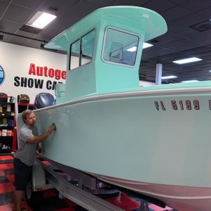Gelcoat Ceramic Coating Marine Wetanding Oxidation Detailing Class