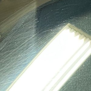 How to polish glass scratches wiper marks pits