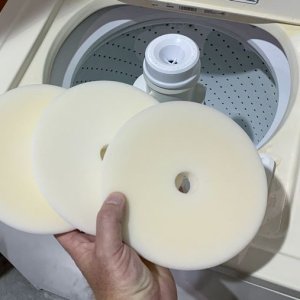 RUPES Ultrafine white foam finishing pads washed mike phillips