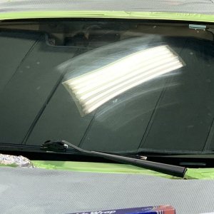 How to polish glass scratches wiper marks pits