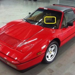 Scratch inside Ferrari windshield mike phillips autogeekonline