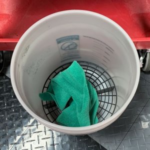 Car Washing Tools Towels Brushes and Buckets by Mike Phillips