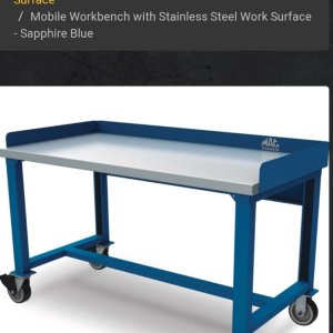 New Stainless Steel Portable Work Bench