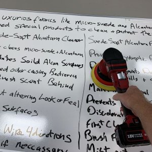 How to machine clean a dry erase board by Mike Phillips