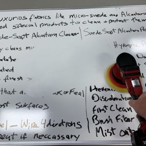 How to machine clean a dry erase board by Mike Phillips