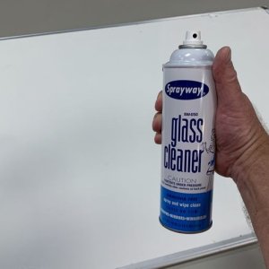 How to machine clean a dry erase board by Mike Phillips