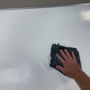 How to machine clean a dry erase board by Mike Phillips