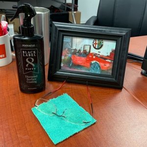 Pinnacle Black Label Surface Coating on Eye Glasses Phillips
