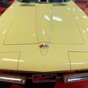 Mellow Yellow 2-door Chevy Dr. Beasleys Z1 Corrected Sealed 1965 Corvette