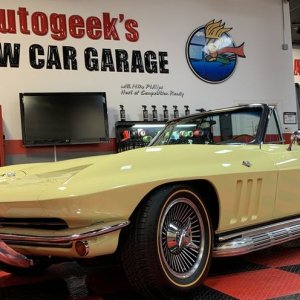 Mellow Yellow 2-door Chevy Dr. Beasleys Z1 Corrected Sealed 1965 Corvette