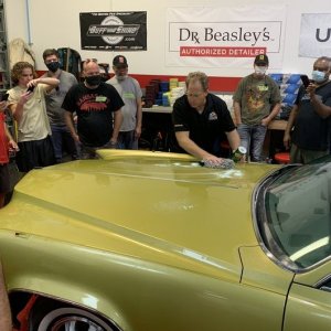 1968 Cadillac Original Paint Detailing Class Mike Phillips