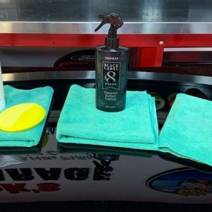 Dr. Beasleys and Pinnacle Black Label Surface Coating