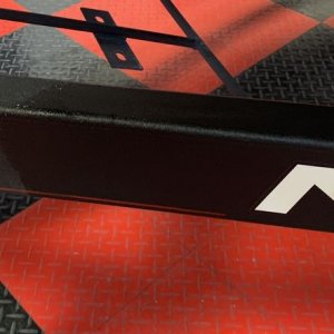 SONAX PNS on Black Powder Coating Paint Boat Trailer