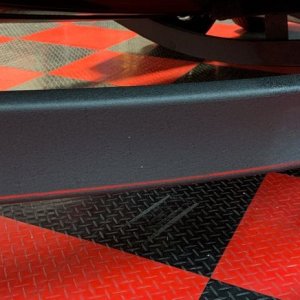 SONAX PNS on Black Powder Coating Paint Boat Trailer