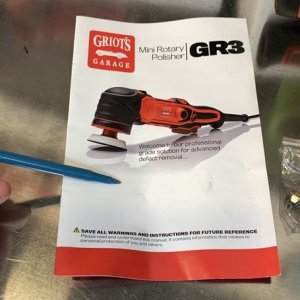 Review Griots Garage GR3 Mini Rotary Polisher Mike Phillips